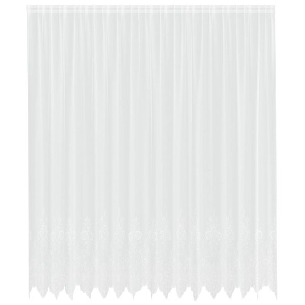 vidaXL Csipk&eacute;s F&uuml;gg&ouml;ny f&uuml;gg&ouml;ny&ouml;kkel Feh&eacute;r 260 x 400 cm Poli&eacute;szter