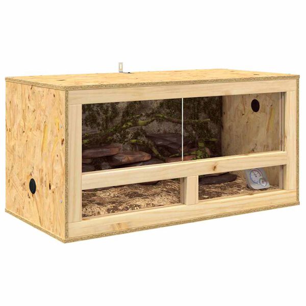 vidaXL Terr&aacute;rium Barna 80 x 40 x 40 cm OSB