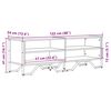 vidaXL szürke sonoma színű szerelt fa TV-szekrény 122 x 34 x 41 cm