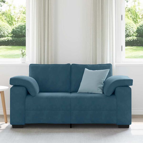 vidaXL k&eacute;k b&aacute;rsony loveseat kanap&eacute; 160x77x82 cm