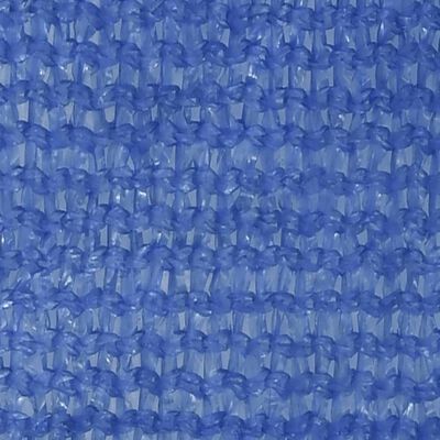 vidaXL kék HDPE napvitorla 160 g/m² 3,5 x 3,5 x 4,9 m