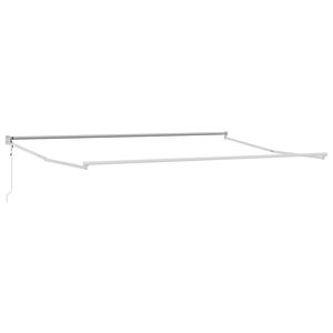 vidaXL Napernyő Fehér 5 x 3 m Fém