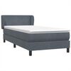 vidaXL s&ouml;t&eacute;tsz&uuml;rke b&aacute;rsony rug&oacute;s &aacute;gy matraccal 80x210 cm