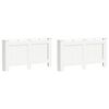 vidaXL 2 db feh&eacute;r MDF radi&aacute;torburkolat 152 x 19 x 81,5 cm