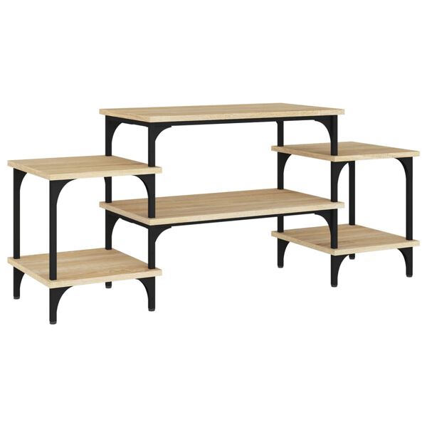 vidaXL sonoma tölgyszínű szerelt fa TV-szekrény 117x35x52 cm