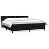 vidaXL fekete b&aacute;rsony rug&oacute;s &aacute;gy matraccal 200x210 cm