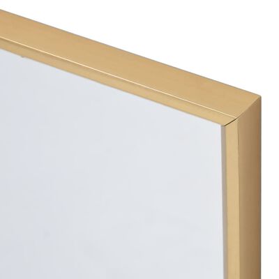 vidaXL aranyszínű tükör 100 x 60 cm