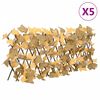 vidaXL 5 db narancss&aacute;rga bőv&iacute;thető műjuharlev&eacute;lr&aacute;cs 180x30 cm