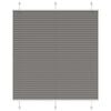 vidaXL plisz&iacute;rozott redőny antracit 115x100 cm sz&ouml;vetsz&eacute;less&eacute;g 114,4cm