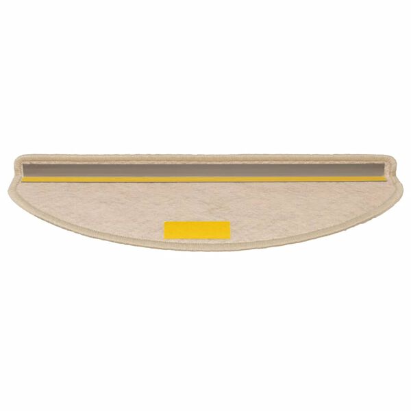 vidaXL 30 db l&eacute;pcsőszőnyegek &ouml;ntapad&oacute;s sziz&aacute;l kin&eacute;zetű 65x21x4 cm