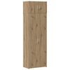 vidaXL T&aacute;rol&oacute;szekr&eacute;ny 2 db Artisan t&ouml;lgy 70 x 42,5 x 225 cm
