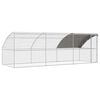 vidaXL Ty&uacute;kketrec 1 ajt&oacute;val 3 db Ez&uuml;st 600x200x200 cm Ac&eacute;l &eacute;s PE
