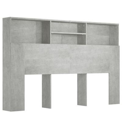vidaXL betonszürke áthidaló szekrény 160 x 19 x 103,5 cm