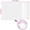 vidaXL Ker&iacute;t&eacute;soszlop Z&ouml;ld 25 x 0,6 m (40 x 40 mm h&aacute;l&oacute;) Ac&eacute;l &eacute;s PVC