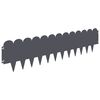 vidaXL Fűszeg&eacute;lyez&eacute;s 30 db 103 x 25 cm Ac&eacute;l Antracitsz&uuml;rke
