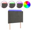 vidaXL s&ouml;t&eacute;tsz&uuml;rke b&aacute;rsony LED-es fejt&aacute;mla 103x16x118/128 cm