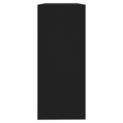 vidaXL fekete térelválasztó könyvszekrény 100 x 30 x 72 cm