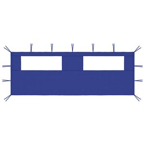 vidaXL k&eacute;k ablakos pavilonfal 6 x 2 m