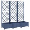 vidaXL k&eacute;ksz&uuml;rke PP r&aacute;csos kerti &uuml;ltetől&aacute;da 120 x 40 x 121,5 cm