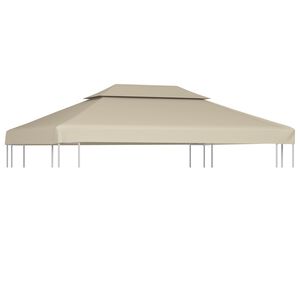 vidaXL b&eacute;zs csere pavilon ponyvatető 310 g / m&sup2; 3 x 4 m