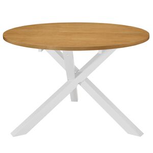 vidaXL feh&eacute;r MDF &eacute;tkezőasztal 120 x 75 cm