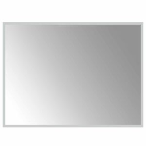 vidaXL LED F&uuml;rdőszoba T&uuml;k&ouml;r t&uuml;k&ouml;rrel &Aacute;tl&aacute;tsz&oacute; 80 x 60 cm edzett &uuml;veg