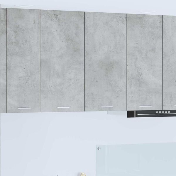 vidaXL F&uuml;ggő szekr&eacute;ny t&aacute;rol&oacute;val Beton Sz&uuml;rke 80 x 31 x 80 cm Faanyag