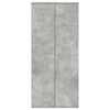 vidaXL Cipőszekr&eacute;ny polcokkal Beton Sz&uuml;rke 80 x 39 x 178 cm Faanyag
