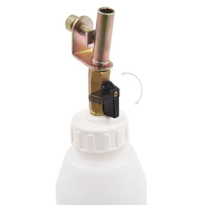 vidaXL pneumatikus féklégtelenítő pumpa töltőpalackkal 3,5 liter