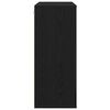 vidaXL Fali Szekr&eacute;ny polcokkal Fekete t&ouml;lgy 80 x 33 x 80 cm Faanyag