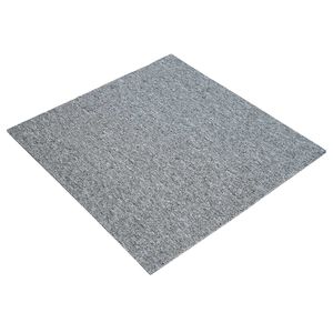 vidaXL Szőnyegcsempe Vil&aacute;gossz&uuml;rke 50 x 50 cm 4 pcs PP &eacute;s Bitumen