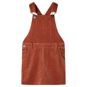 Gyerek overall ruha kordb&aacute;rsony Cognac 104