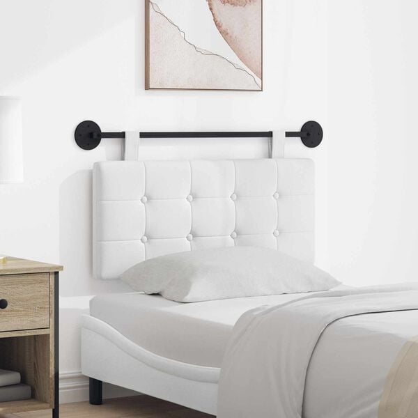 vidaXL Fali Fejt&aacute;mla Falra szerelhető Feh&eacute;r 100 x 55 x 5 cm sz&ouml;vet