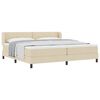 vidaXL Boxrug&oacute;s &aacute;gy fejt&aacute;ml&aacute;val Kr&eacute;m 200 x 200 cm sz&ouml;vet