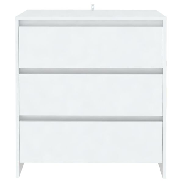 vidaXL fehér szerelt fa tálalószekrény 70x41x75 cm