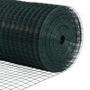 vidaXL Ker&iacute;t&eacute;soszlop Z&ouml;ld 10 x 0,6 m (12 x 12 mm h&aacute;l&oacute;) Ac&eacute;l &eacute;s PVC