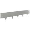 vidaXL Fűszeg&eacute;lyez&eacute;s 20 pcs 100 x 20 cm Ac&eacute;l Ez&uuml;st