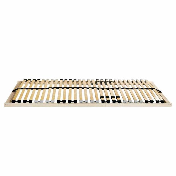 vidaXL Lécalap Barna 90 x 190 cm Tömör bükkfa