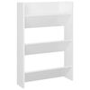 vidaXL magasf&eacute;nyű feh&eacute;r forg&aacute;cslap fali cipősszekr&eacute;ny 60 x 18 x 90 cm