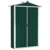 vidaXL z&ouml;ld horganyzott ac&eacute;l kerti f&eacute;szer 116x45x175 cm