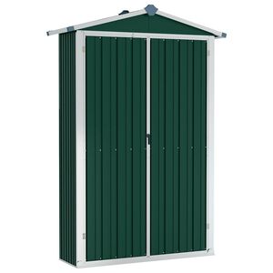 vidaXL z&ouml;ld horganyzott ac&eacute;l kerti f&eacute;szer 116x45x175 cm