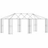 vidaXL Pavilon v&aacute;z pavilon anyag n&eacute;lk&uuml;l 6 x 3 m Fekete Ac&eacute;l