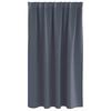 vidaXL Fekete F&uuml;gg&ouml;ny Gyűrűkkel 2 pcs Antracit 140 x 140 cm Poli&eacute;szter