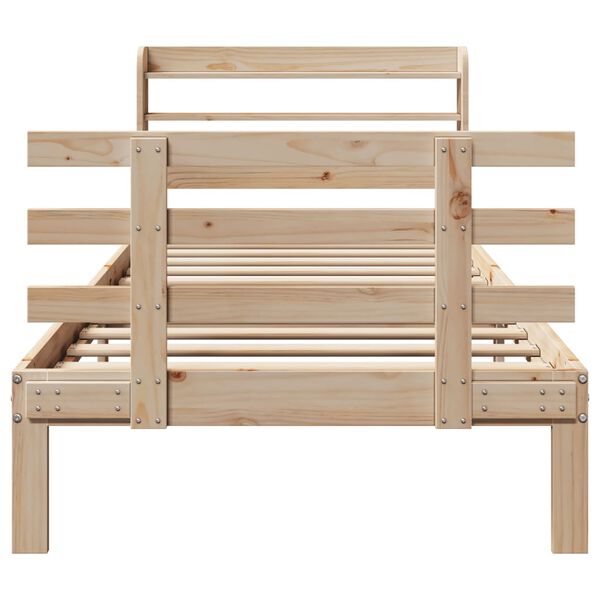 vidaXL t&ouml;m&ouml;r fenyőfa &aacute;gykeret fejt&aacute;ml&aacute;val 75 x 190 cm