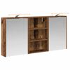 vidaXL F&uuml;rdőszobai Szekr&eacute;ny Szett 3 db 126 x 16 x 62.5 cm Szerelt fa