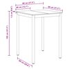 vidaXL &Eacute;tkezőasztalok Faanyag