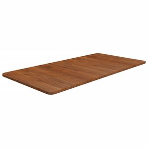 vidaXL s&ouml;t&eacute;tbarna kezelt t&ouml;m&ouml;r fa f&uuml;rdőszobai pult 100x50x1,5 cm