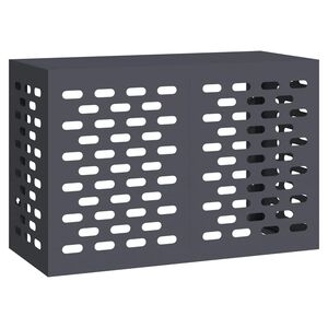 vidaXL L&eacute;gkondicion&aacute;l&oacute; Takar&oacute; Antracit 90 x 40 x 60 cm Ac&eacute;l