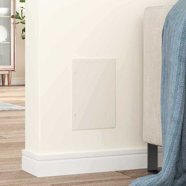 vidaXL Hozz&aacute;f&eacute;r&eacute;si Panelek 2 pcs Feh&eacute;r 15 x 23 cm ABS Műanyag