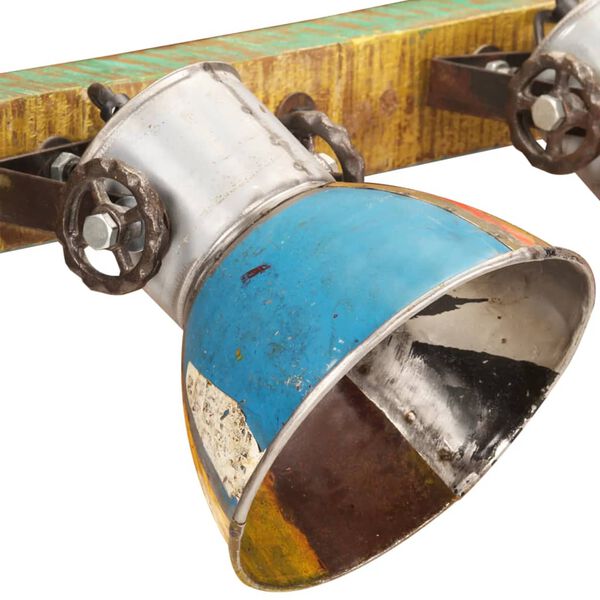 vidaXL t&ouml;bbsz&iacute;nű ipari falil&aacute;mpa 65 x 25 cm E27